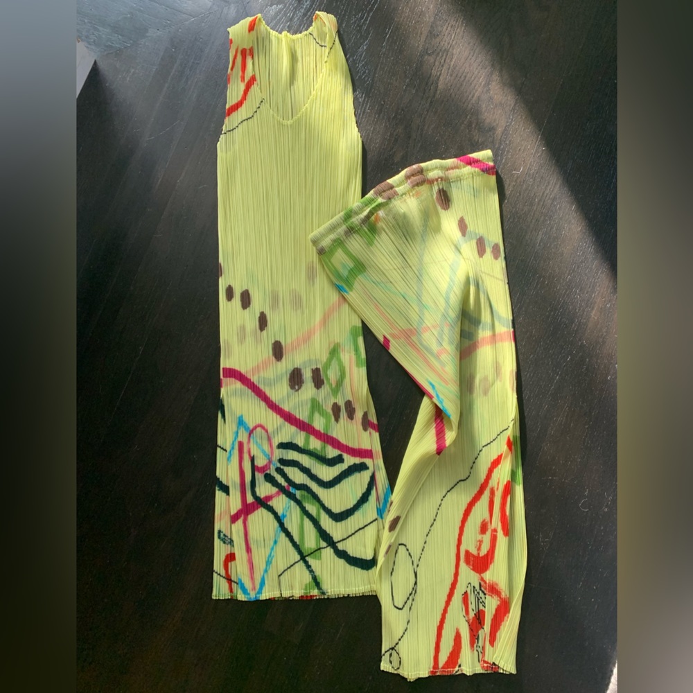 Issey Miyake Pleats Please 2 piece set